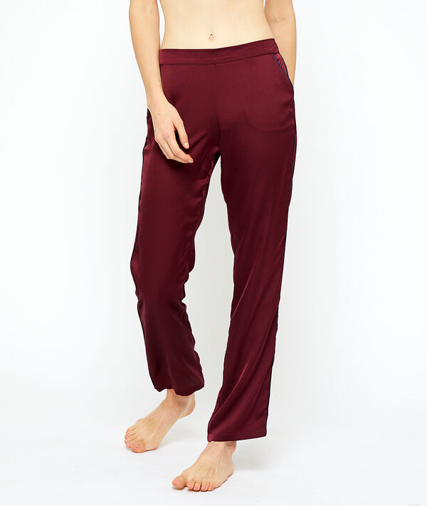 Seidig schimmernde Hose Seidig schimmernde Hose;${refinementColor}