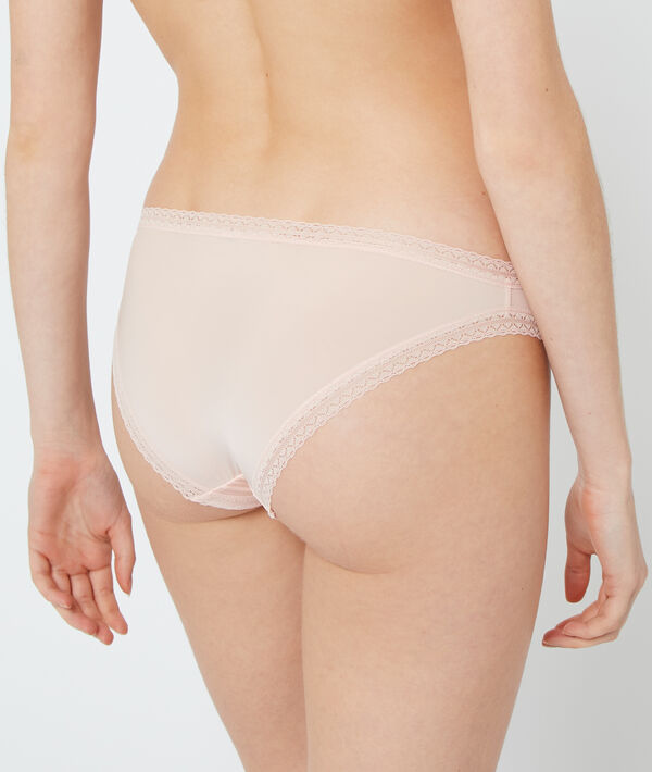 Panty aus Materialmix Panty aus Materialmix;${refinementColor}