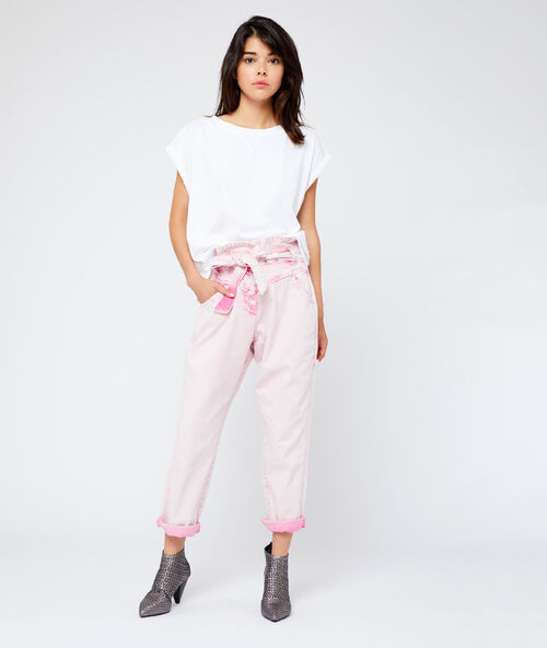 Oversize-t-shirt aus baumwolle ekr&uuml;.