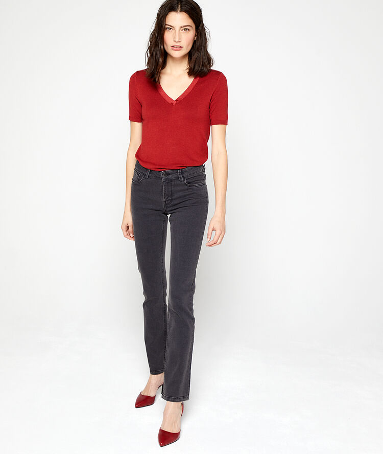 Gerade geschnittene jeans anthrazit.