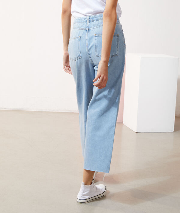 Weite Jeans Bleu Moyen Etam