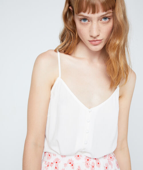 Gekn&ouml;pftes caraco ekr&uuml;.