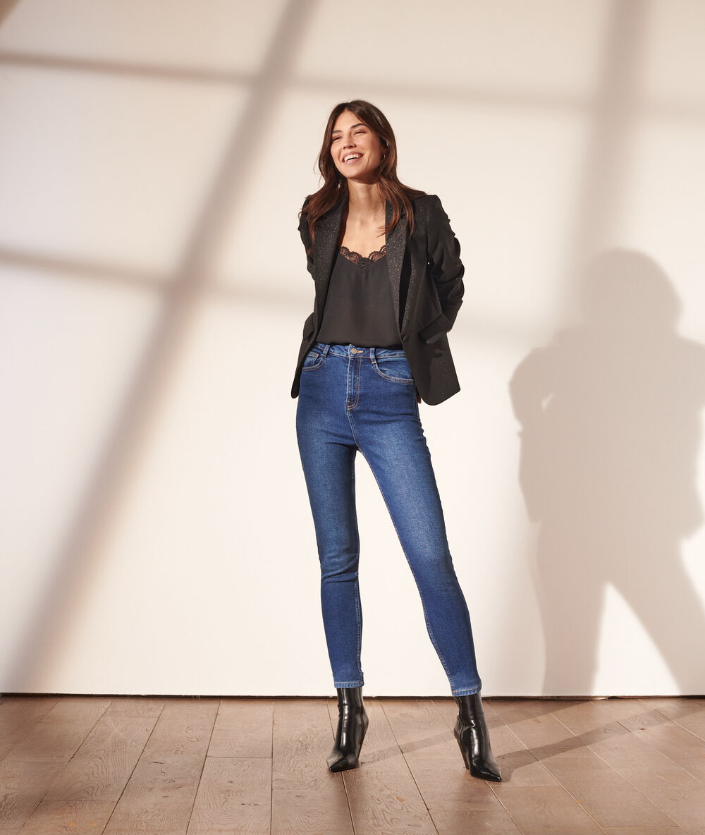 Slim-jeans denim jean.