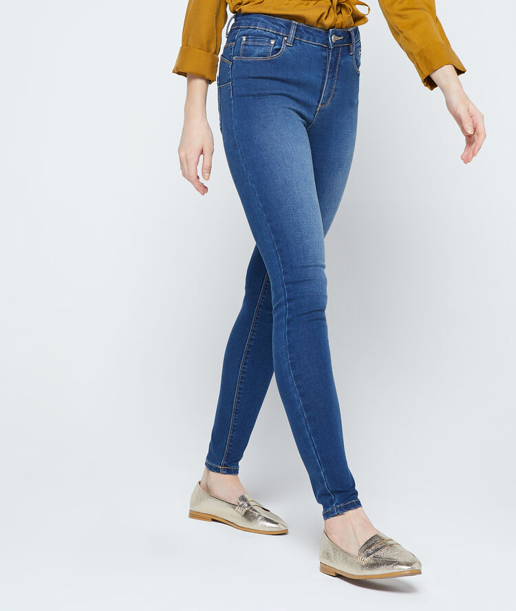 Slim-jeans brut.