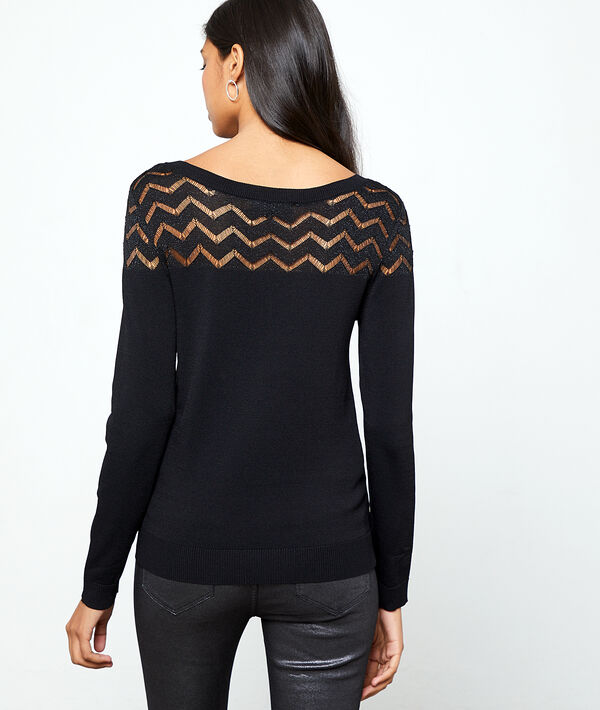 Pull maille fine, col rond Pull maille fine, col rond