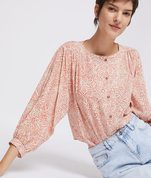Blouse à imprimé fleuri Blouse à imprimé fleuri