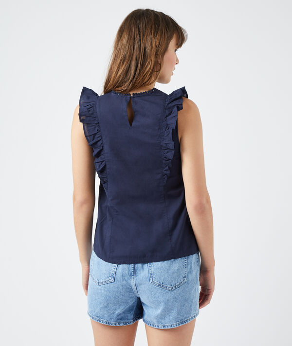 Bluse aus Guipure-Spitze Bluse aus Guipure-Spitze
