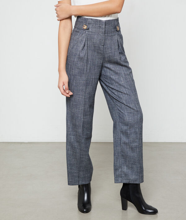 Pantalon carotte à pinces Pantalon carotte à pinces