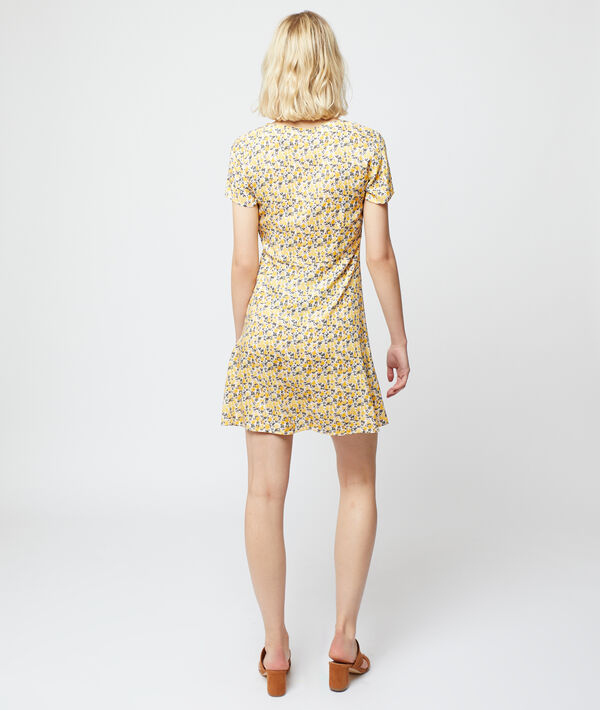 Fließendes Kleid mit floralem Print Fließendes Kleid mit floralem Print