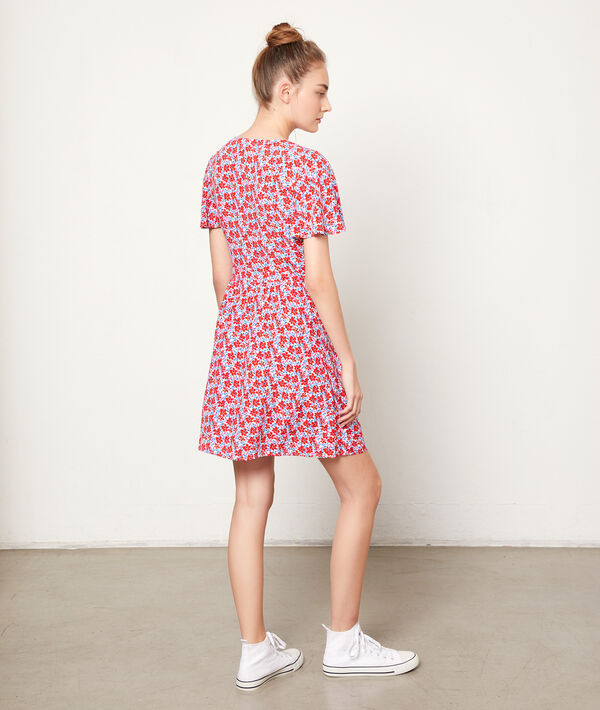 Kleid mit floralem Print zum Knöpfen Kleid mit floralem Print zum Knöpfen