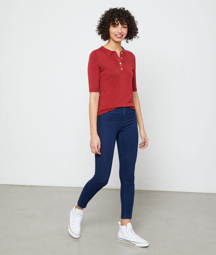 Skinny jeans delave sombre.