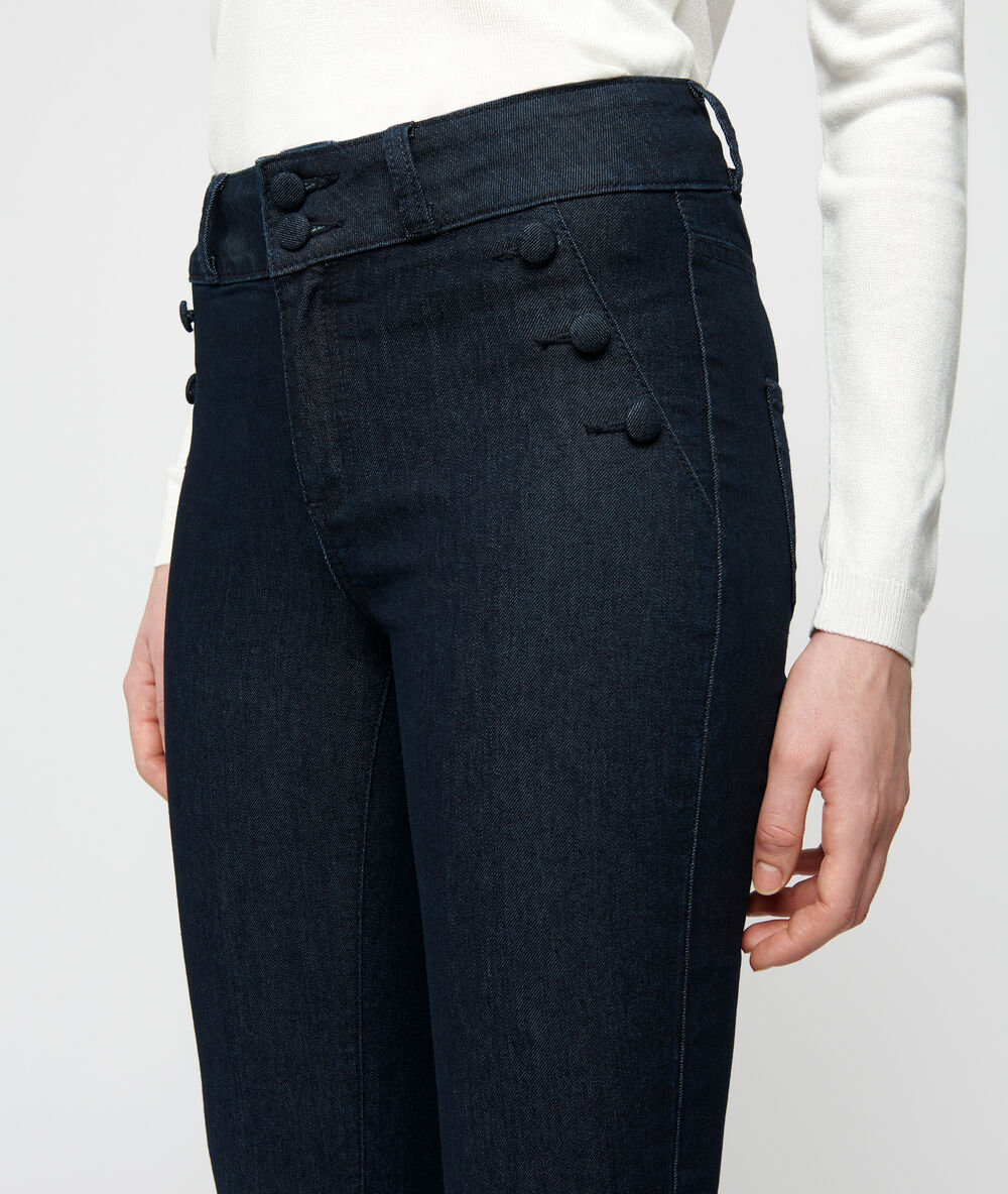 Slim-jeans brut.