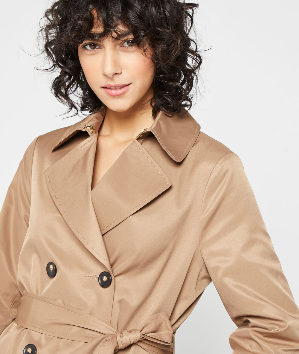 Trench mit gürtel camel.