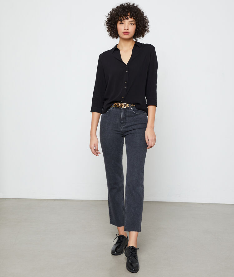 Gerade geschnittene jeans schwarz.