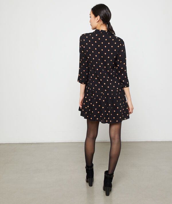 Ausgestelltes Kleid mit Punkten Ausgestelltes Kleid mit Punkten