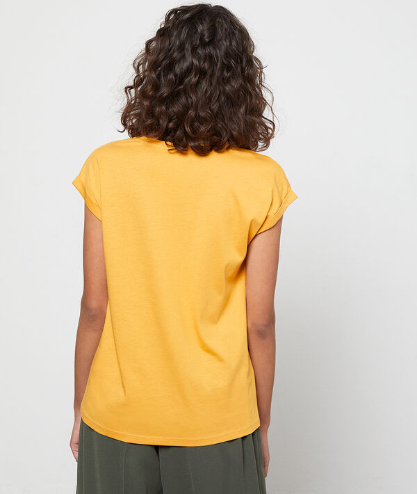 T-Shirt mit Siebdruck T-Shirt mit Siebdruck