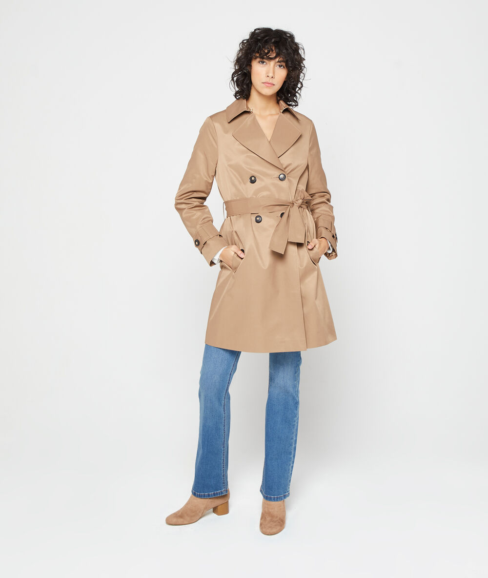 Trench mit gürtel camel.