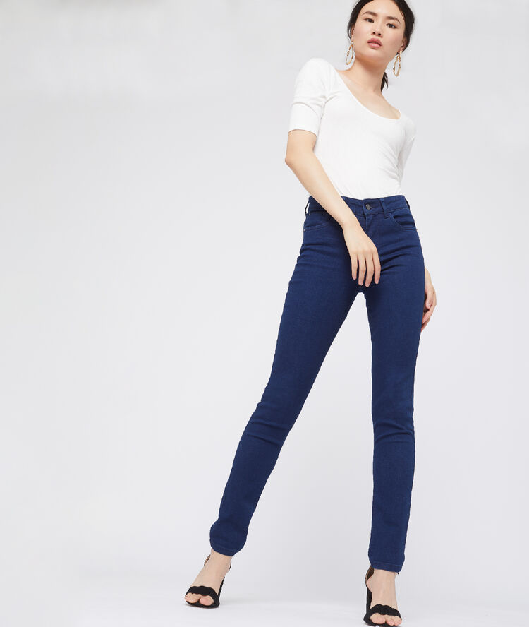 Slim-jeans delave sombre.