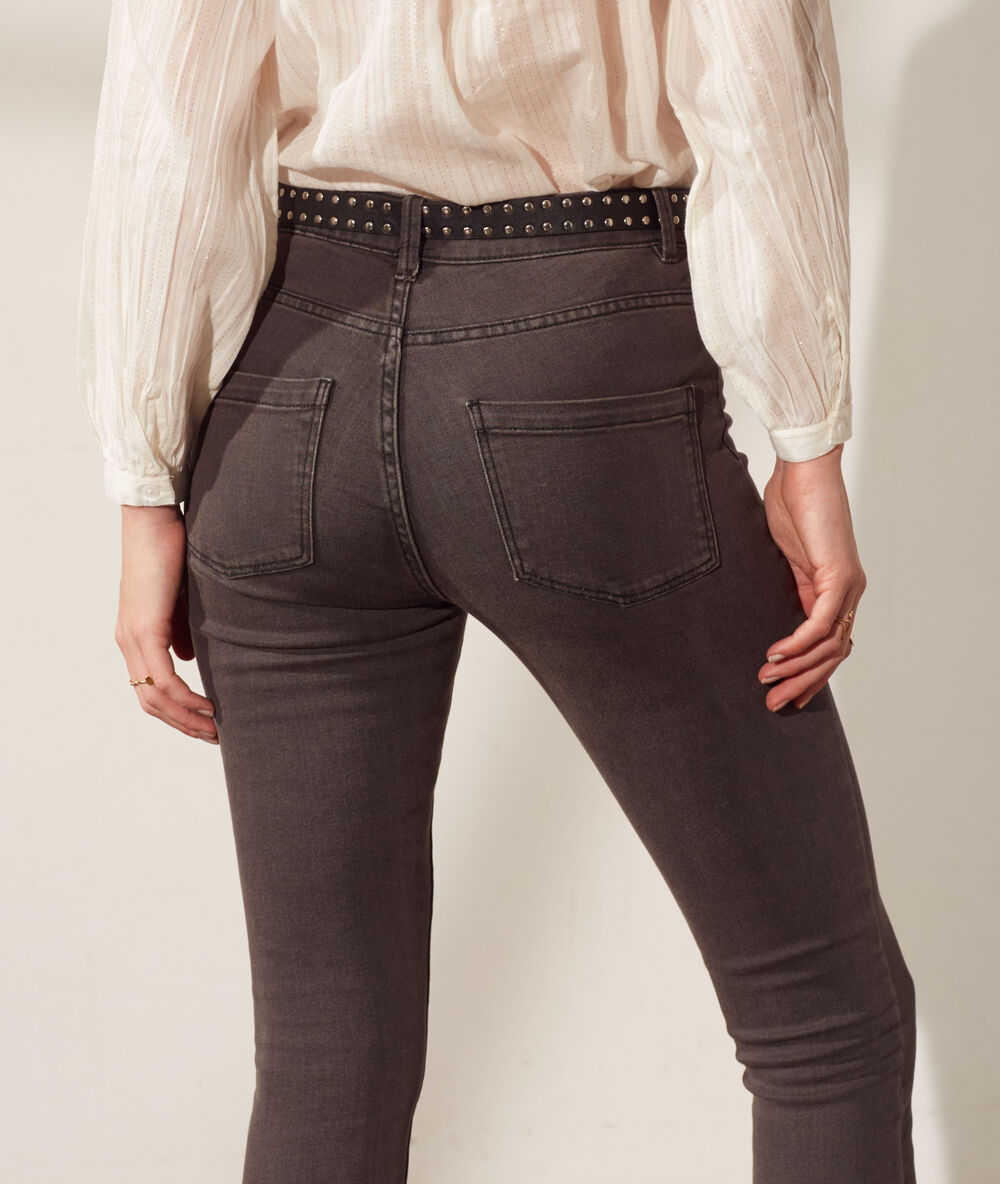 Skinny jeans anthrazit.