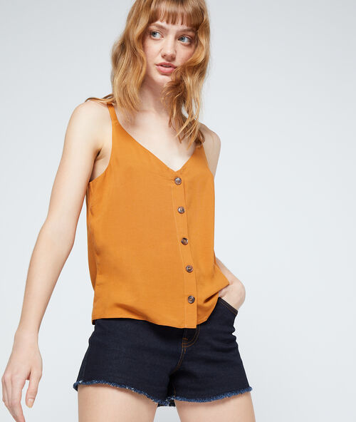 Flie&szlig;endes caraco zum kn&ouml;pfen piment.