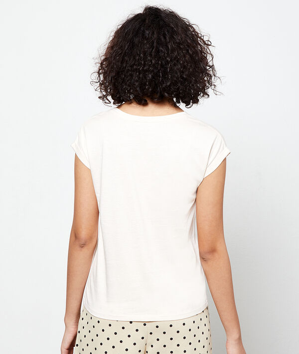 T-Shirt mit Siebdruck T-Shirt mit Siebdruck