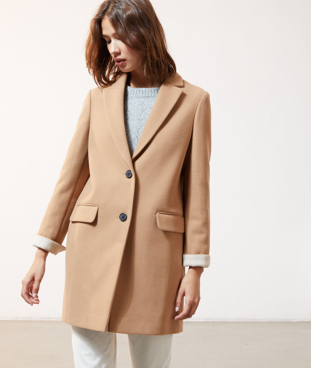 Maskuliner Mantel Camel Etam