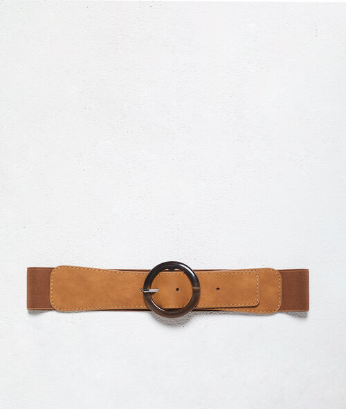 Breiter g&uuml;rtel mit marmorierter schnalle epice.