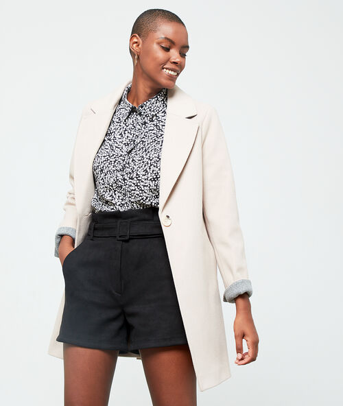 Manteau masculin creme.