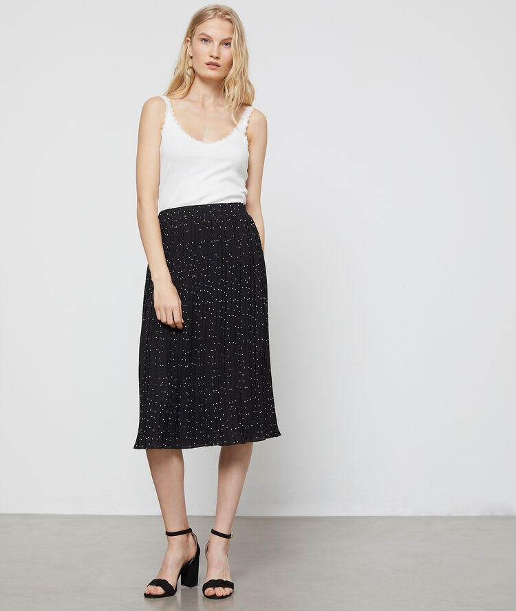Top mit spitzen-details ecru.