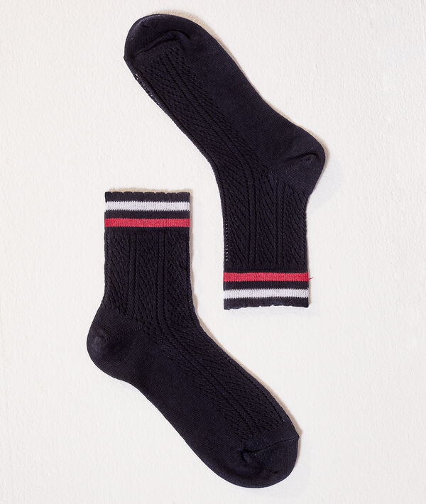Socken im Pointelle-Stil Socken im Pointelle-Stil