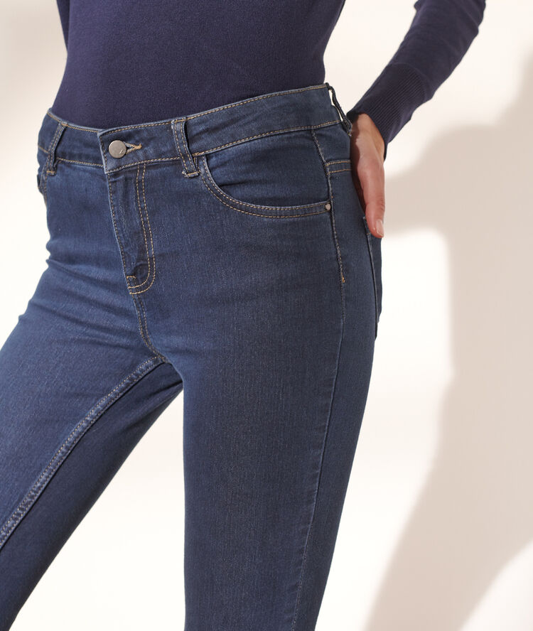 Slim-jeans brut.