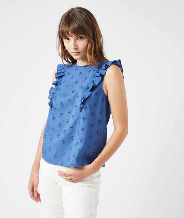 Bluse aus Guipure-Spitze Bluse aus Guipure-Spitze