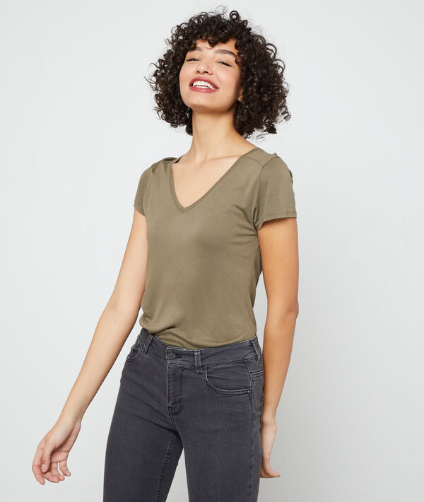 T-Shirt, V-Ausschnitt T-Shirt, V-Ausschnitt