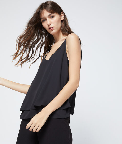 &Auml;rmellos top schwarz.