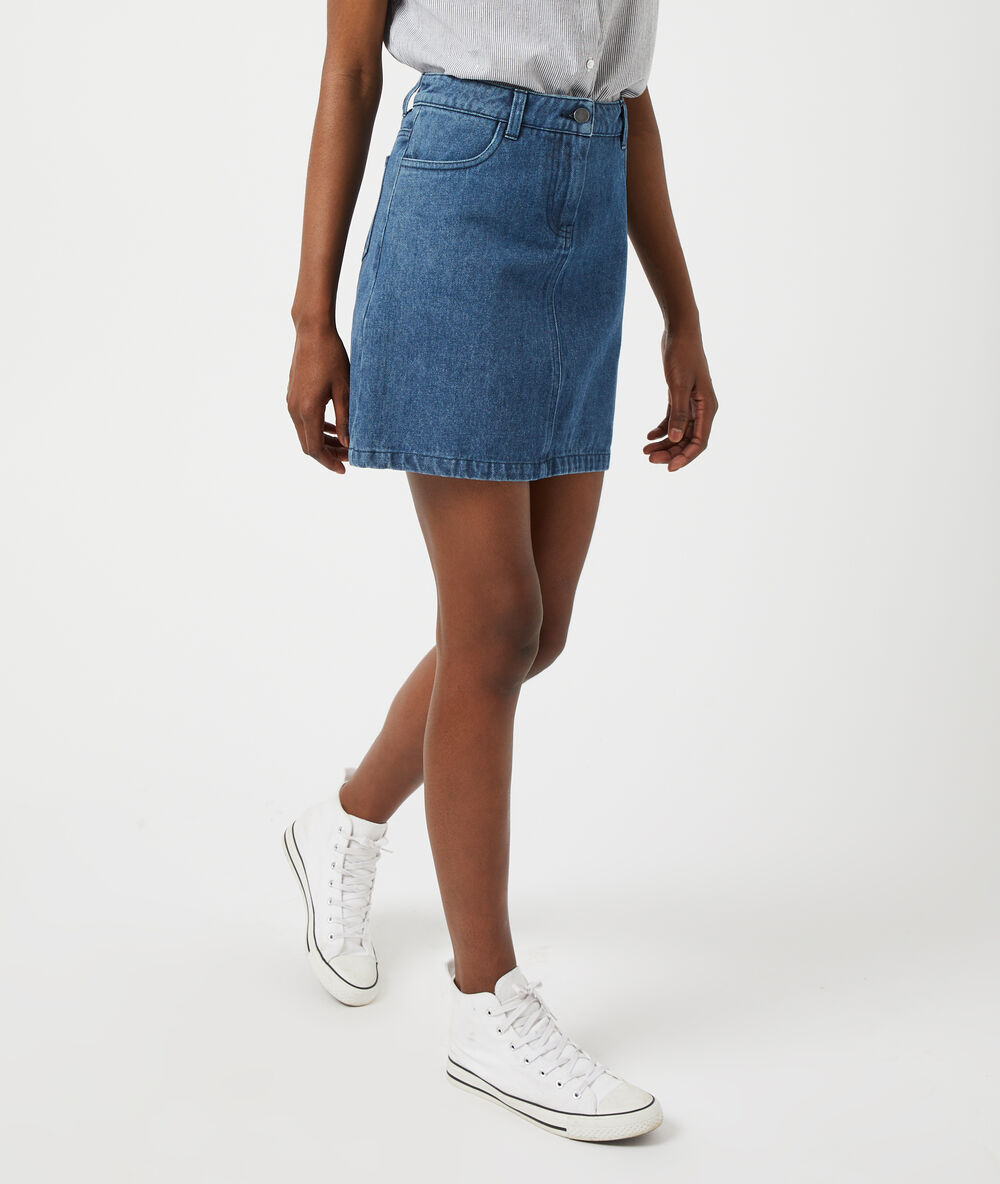 Jeansrock stone.