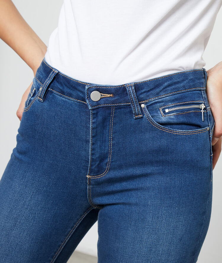 Slim-jeans brut.
