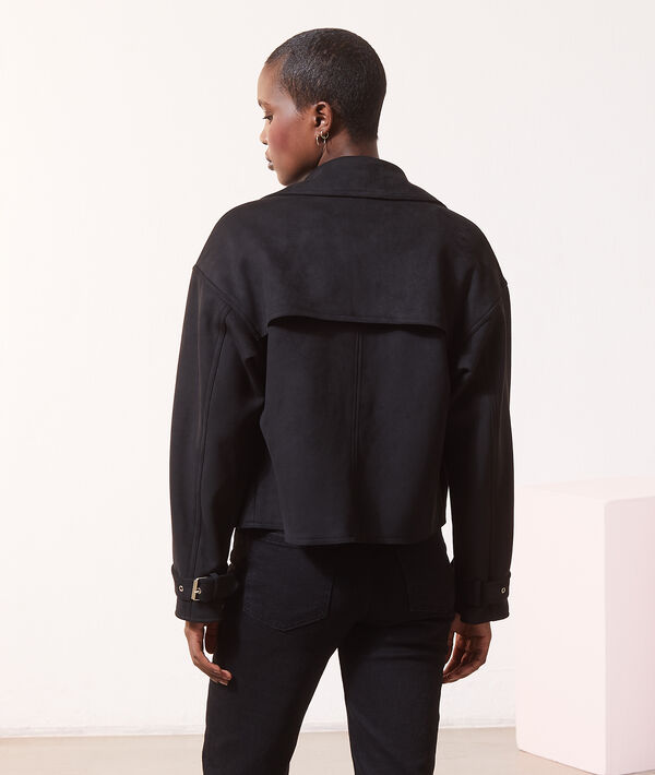 Biker-Jacke in Wildlederoptik Biker-Jacke in Wildlederoptik