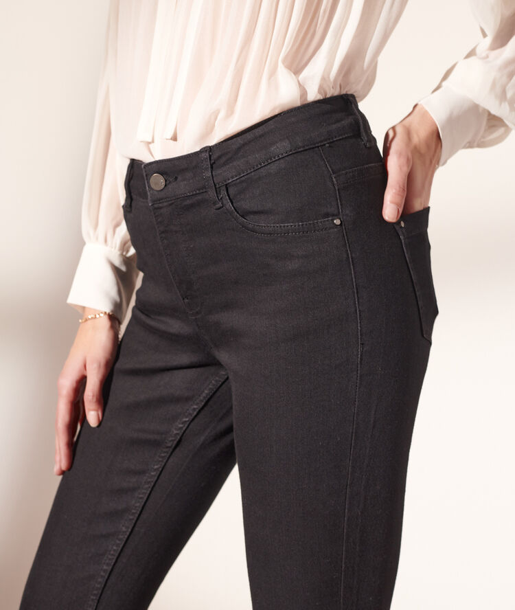 Gerade geschnittene jeans schwarz.