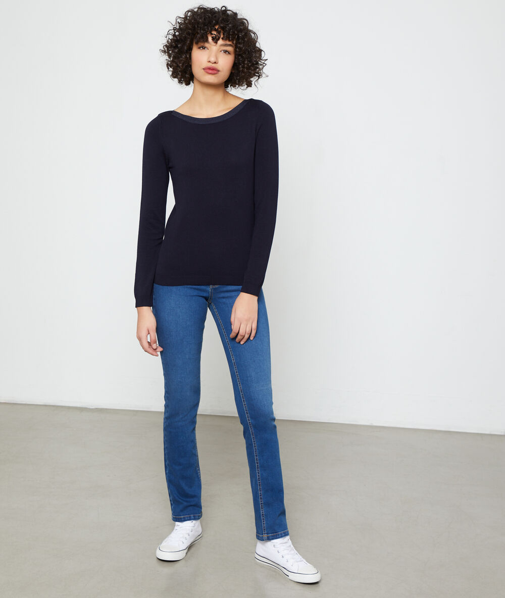 Gerade geschnittene jeans stone.