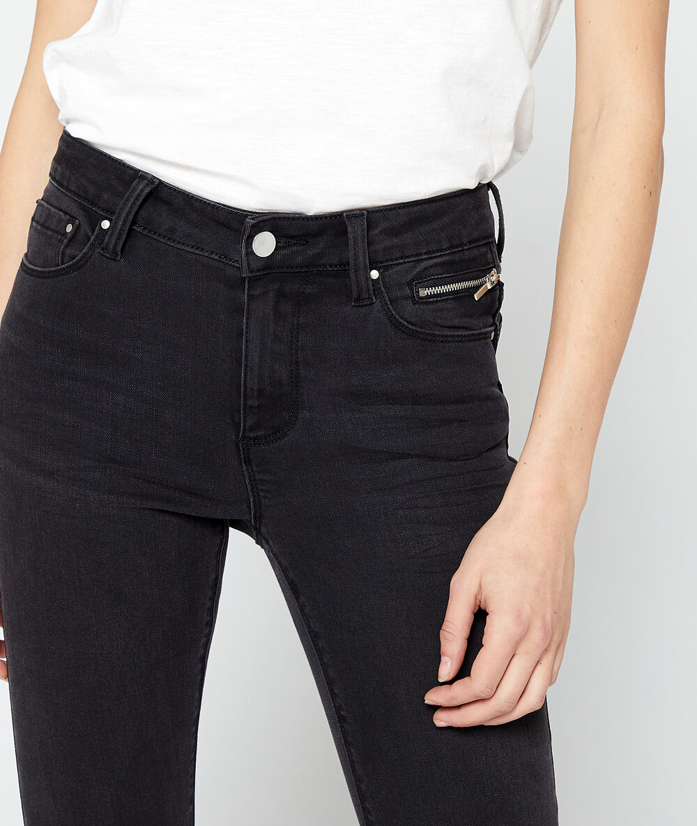 Slim-jeans schwarz.